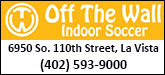 Off the Wall Indoor Soccer Sponsorship Banner